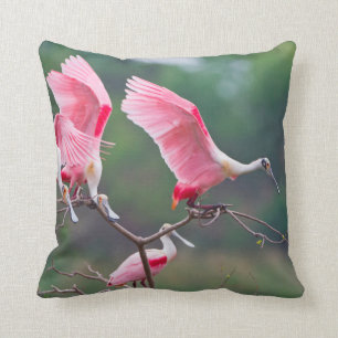 Roseate Spoonbills (Ajaia Ajaja) Landing Cushion