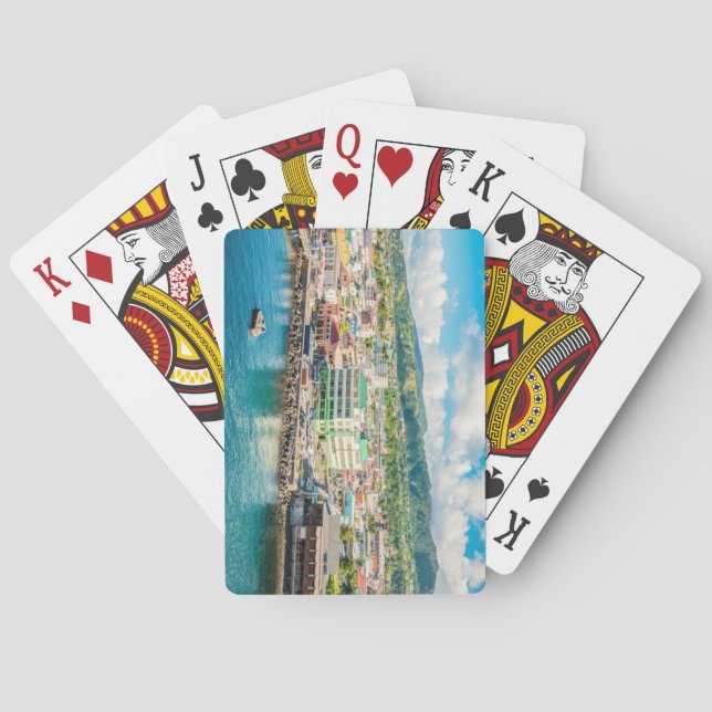 Roseau, Dominica Playing Cards (Back)