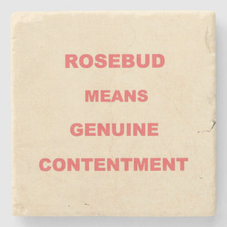 ROSEBUD CONTENTMENT MARBLE COASTER