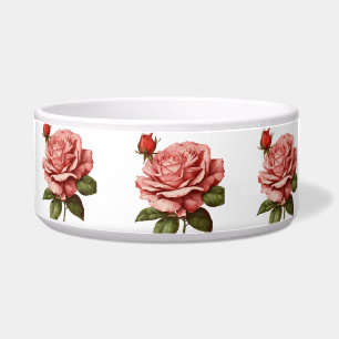 Rosebud Elegance Pet Bowl