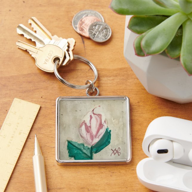 Rosebud Key Ring (Desk)