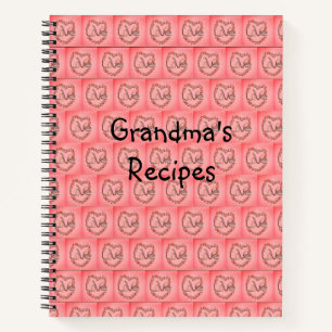 Rosebud Love Grandma's Recipes Notebook