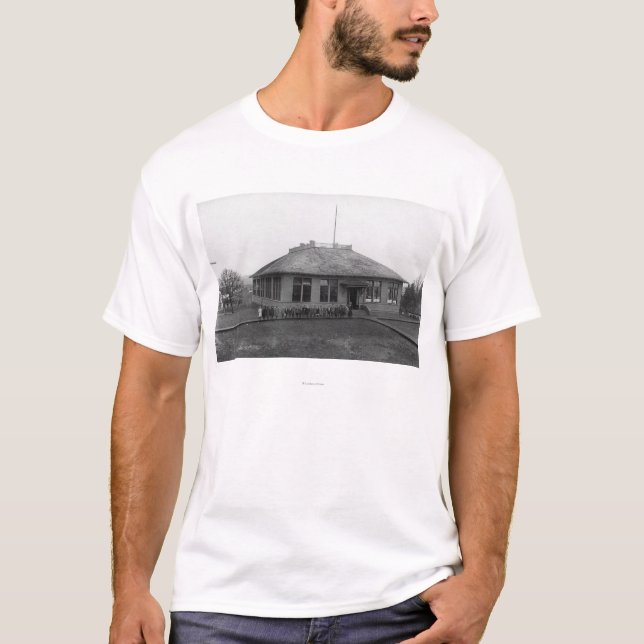 Roseburg, OR View of West Side Public School T-Shirt (Front)