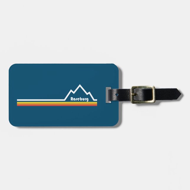 Roseburg Oregon Luggage Tag (Front Horizontal)