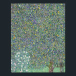 Rosebushes Under The Trees, Gustav Klimt Faux Canvas Print<br><div class="desc">Gustav Klimt (July 14, 1862 – February 6, 1918) was an Austrian symbolist painter and one of the most prominent members of the Vienna Secession movement. Klimt is noted for his paintings, murals, sketches, and other objets d'art. In addition to his figurative works, which include allegories and portraits, he painted...</div>