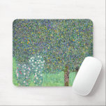Rosebushes Under The Trees, Gustav Klimt Mouse Pad<br><div class="desc">Gustav Klimt (July 14, 1862 – February 6, 1918) was an Austrian symbolist painter and one of the most prominent members of the Vienna Secession movement. Klimt is noted for his paintings, murals, sketches, and other objets d'art. In addition to his figurative works, which include allegories and portraits, he painted...</div>