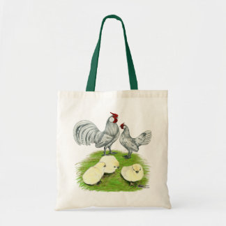 Rosecomb Bantams and Chicks Tote Bag