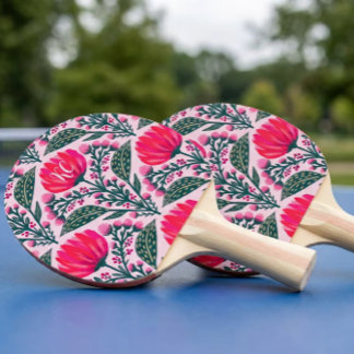 Rosefield Dreams Ping Pong Paddle