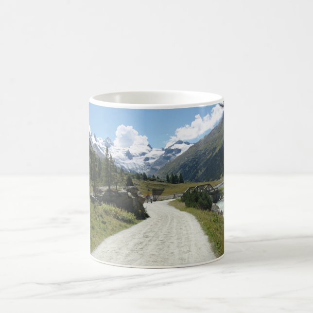 Roseg Valley, Switzerland Coffee Mug (Center)