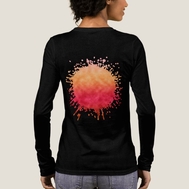 Rosegold Afterglow Tri-Blend Shirt (Back)