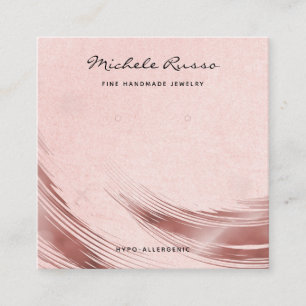 Rosegold Handmade QR Code Jewellery Display Cards