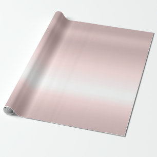 Rosegold Modern Elegant Metallic Look Rose Gold Wrapping Paper