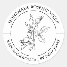 Rosehip Modern label