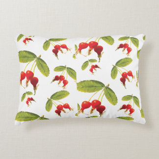 Rosehips Pattern 3 Angles Decorative Cushion