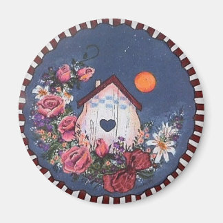 Roseland Bird House  Magnet