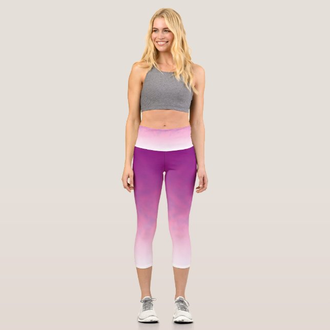 Roselight Memory Capri Leggings (Front)