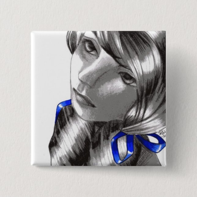 Roselynde 15 Cm Square Badge (Front)