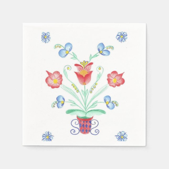 Rosemal Napkin (Front)