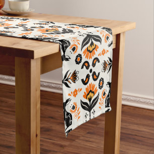 Rosemaling Norwegian Folk Art Medium Table Runner