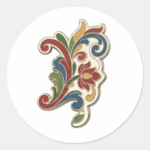 Rosemaling vinyl sticker!