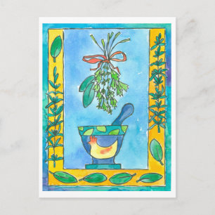 Rosemary Bay Laurel Cooking Herbs Postcard