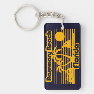 Rosemary Beach Florida Key Ring