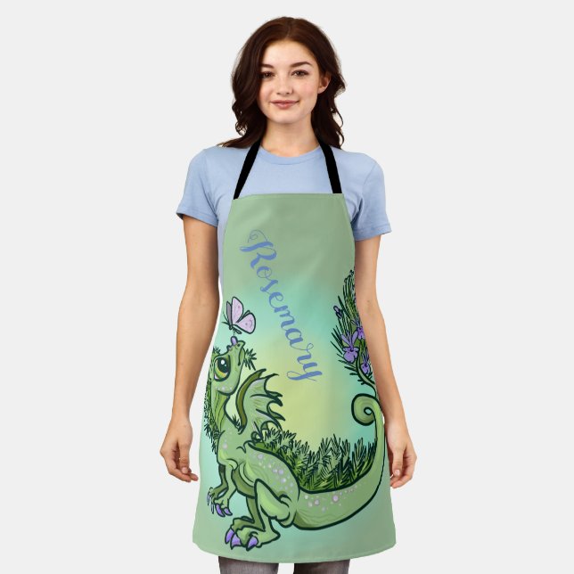 Rosemary flutterby dragon  apron (Worn)