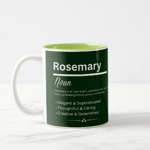 Rosemary, Girl Personalized Name Definition Mug