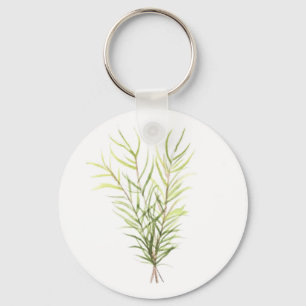 Rosemary herbs key ring