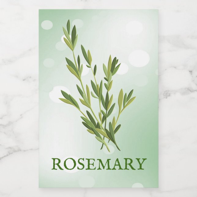 Rosemary Herbs Label (Single Label)