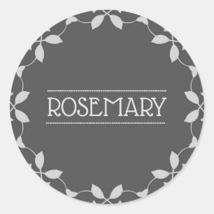 Rosemary Spice Jar Sticker Label