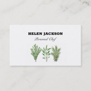 Rosemary Thyme Sage Herbs Business Card