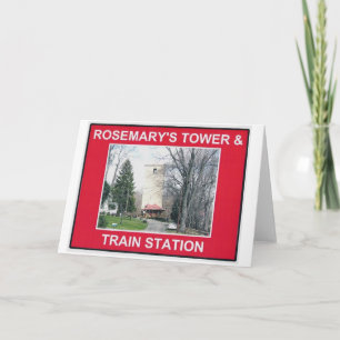 ROSEMARY'S TOWER & TRAIN STATION 3 CARD