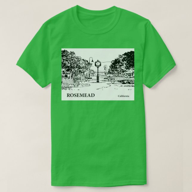 Rosemead California TShirt 2 (Design Front)