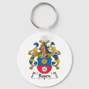 Rosen Family Crest Key Ring