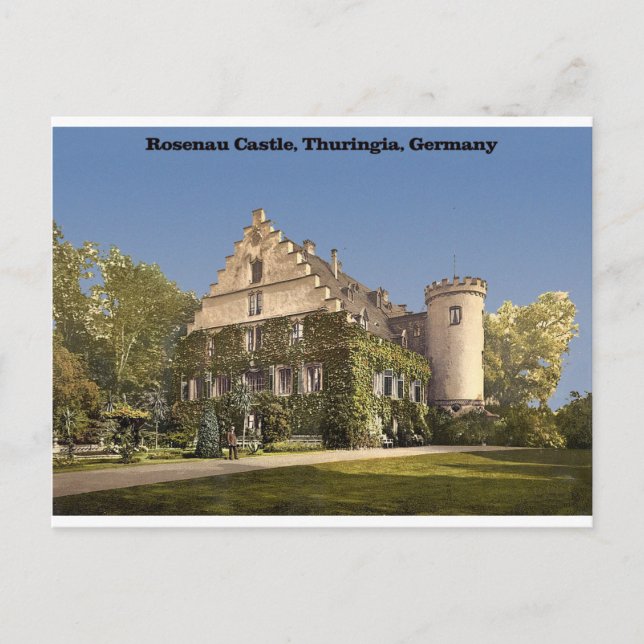 Rosenau Castle, Thuringia, Germany Postcard (Front)
