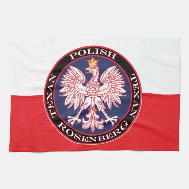 Rosenberg Round Polish Texan Tea Towel (Horizontal)