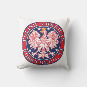 Rosenberg Texas Polish American Eagle Cushion