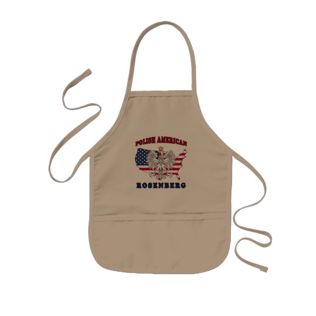Rosenberg Texas Polish American Kids Apron (Front)