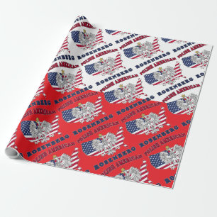 Rosenberg Texas Polish American Wrapping Paper