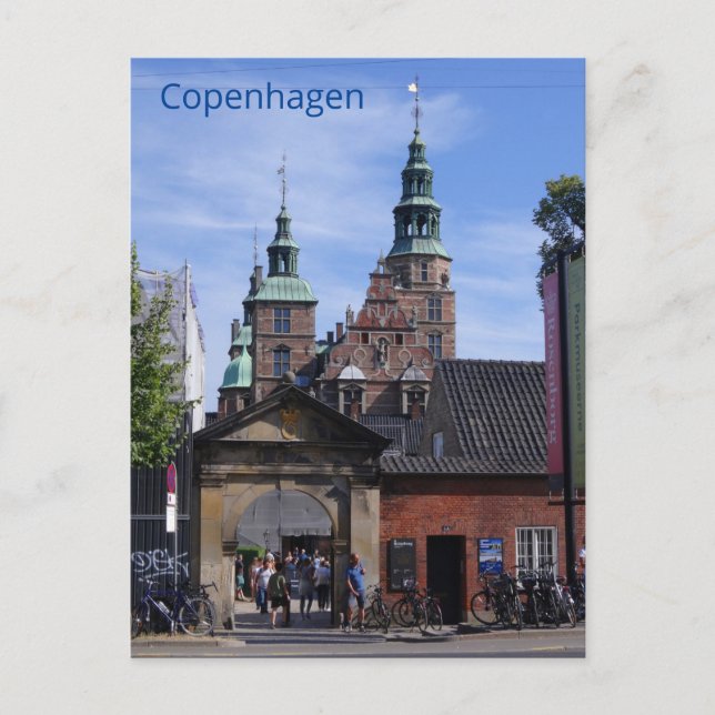 Rosenborg Castle in Copenhagen, Denmark Postcard (Front)