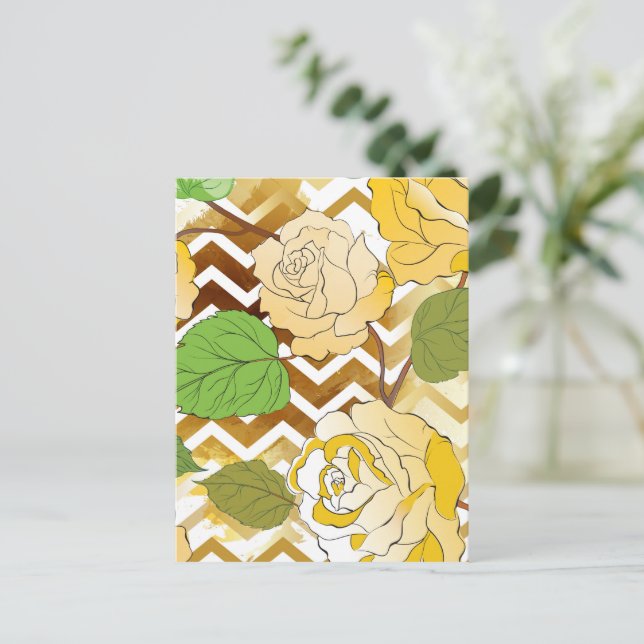 Roses 10 holiday postcard (Standing Front)