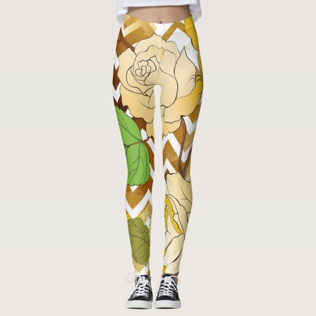 Roses 10 leggings (Front)
