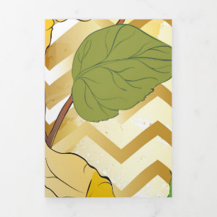 Roses 10 Tri-Fold holiday card