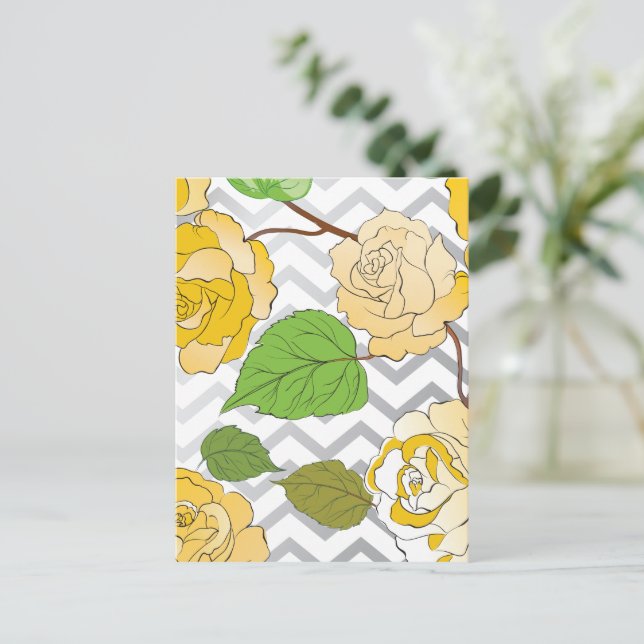 Roses 11 holiday postcard (Standing Front)