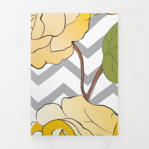 Roses 11 Tri-Fold holiday card