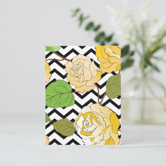 Roses 12 holiday postcard (Standing Front)