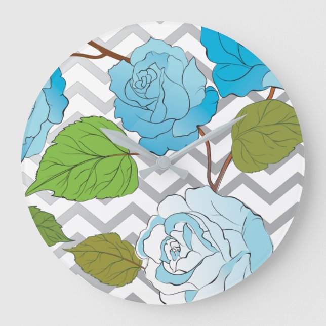 Roses 14 large clock (Front)