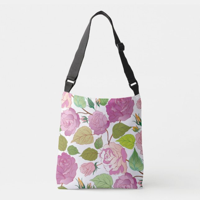 Roses 17 crossbody bag (Front)