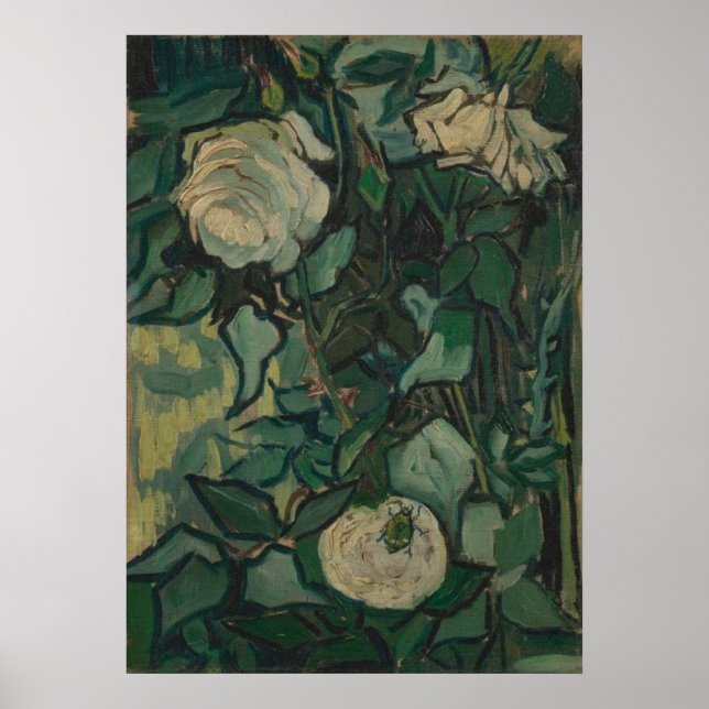 Roses 1889  Vincent van Gogh Poster (Front)